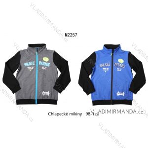 Mikina dlhý rukáv na zips detská chlapčenská (98-128) WOLF M2247