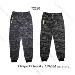 Tepláky dorast chlapčenské maskáč (128-164) WOLF T2280