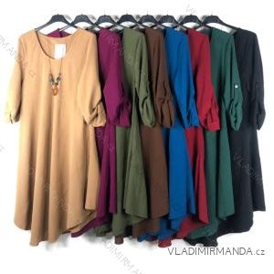 Šaty dlouhý rukáv dámské (S/M ONE SIZE) ITALSKÁ MÓDA IMPBB2250341v