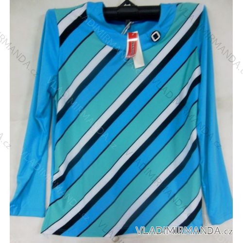 Tričko dlouhý tenké rukáv dámské (m-2xl) WANDENG JT-81451-NPL-1