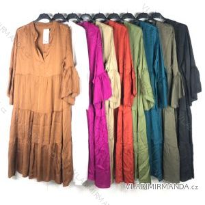 Šaty 3/4 rukáv dámské (S/M ONE SIZE) ITALSKÁ MÓDA IMPBB22F12345
