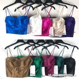 Šaty letní na ramínka dámské (S/M ONE SIZE) ITALSKÁ MÓDA IMPBB22B21841