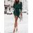 Elegantes Mini-Langarmkleid für Damen (UNI S / M) ITALIAN FASHION IMM20928
