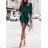 Elegantes Mini-Langarmkleid für Damen (UNI S / M) ITALIAN FASHION IMM20928