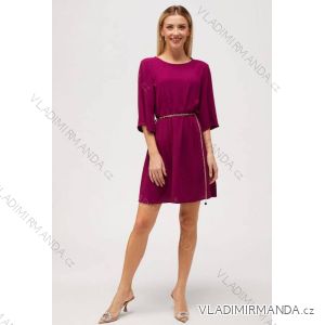 Šaty dlouhý rukáv dámské (S/M ONE SIZE) ITALSKÁ MÓDA IMM221101