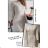 Damen-Strickkleid/Pullover mit langen Ärmeln (S/M ONE SIZE) ITALIAN FASHION IMM22MY21183