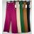 Kalhoty dlouhé dámské (S/M ONE SIZE) ITALSKÁ MÓDA IMPBB22E1782