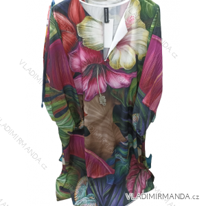 Šaty dlouhý rukáv dámské (S/M ONE SIZE) ITALSKá MóDA IM322292