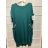 Šaty oversize krátký rukáv dámské nadrozměr (4XL/5XL ONE SIZE) ITALSKÁ MÓDA IM422026/DR