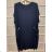 Šaty oversize krátký rukáv dámské nadrozměr (4XL/5XL ONE SIZE) ITALSKÁ MÓDA IM422026/DR