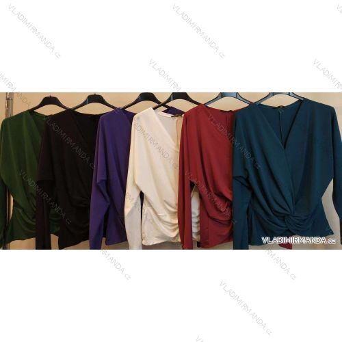 Tunika dlouhý rukáv dámská (S/M ONE SIZE) ITALSKÁ MÓDA IMPMM22797500070