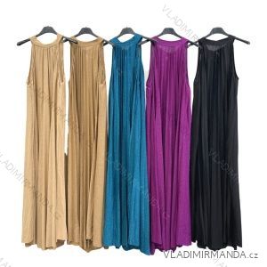 Women's Long Summer Sleeveless Dress (S/M ONE SIZE) ITALIAN FASHION IMPLM22OMBRE