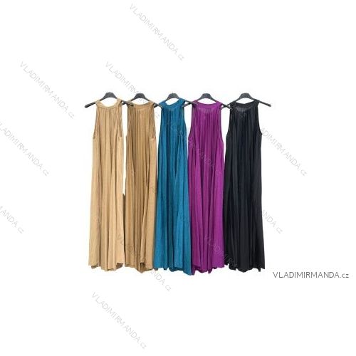 Women's Long Summer Sleeveless Dress (S/M ONE SIZE) ITALIAN FASHION IMPLM22OMBRE