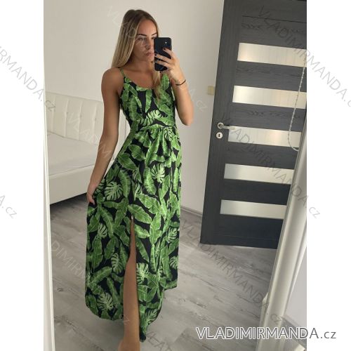 Long summer dress for women (S / M ONE SIZE) ITALIAN FASHION IMWG222482