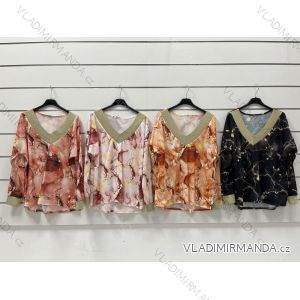 Tunika mit langen Ärmeln für Damen (Einheitsgröße S/M) ITALIAN FASHION IMWY22181