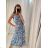 Šaty košilové dlouhý rukáv dámské (S/M ONE SIZE) ITALSKÁ MODA IMB229927