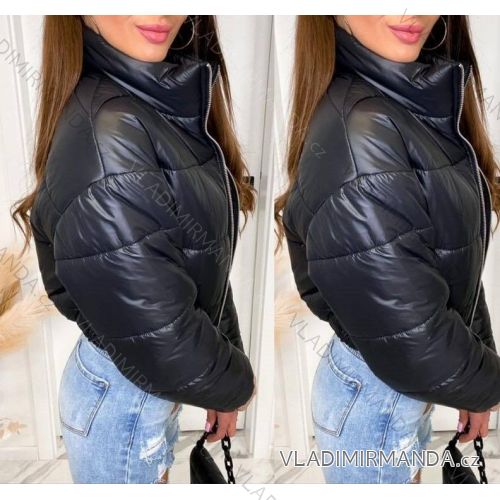 Bunda dlouhý rukáv dámská (S-2XL) ITALSKÁ MÓDA IMWC223119