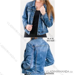 Bunda riflová dámske nadrozmer (XL-6XL) JEANS JAW223131