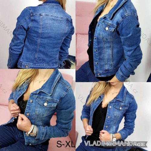 Bunda riflová dámska (S-XL) JEANS JAW223136