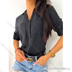 Košile dlouhý rukáv dámská (S-2XL) TURECKÁ MÓDA TMWMS22001