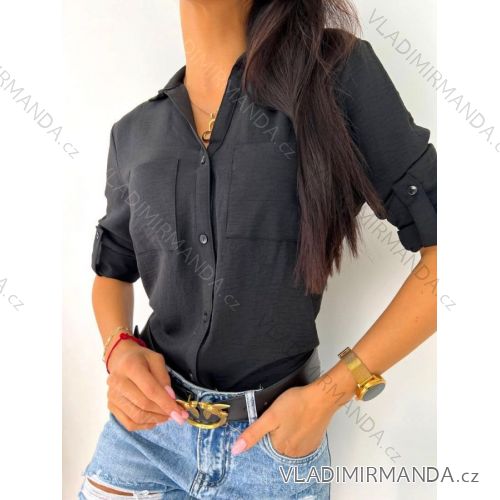 Košile dlouhý rukáv dámská (S-2XL) TURECKÁ MÓDA TMWMS22001