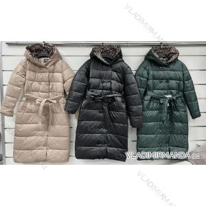 Kabát s kapucí dlouhý rukáv dámská (S-2XL) ITALSKÁ MÓDA IMWA223193
