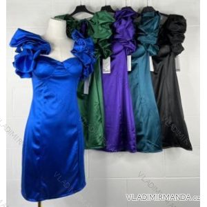 Šaty elegantní bez rukávu dámské (S/M ONE SIZE) ITALSKÁ MÓDA IMPBB22B22842