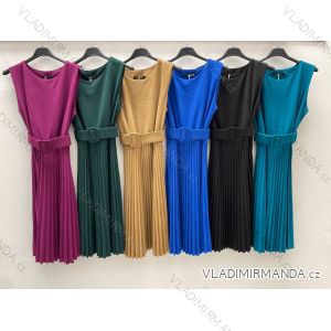 Women's Sleeveless Summer Dress (S/M ONE SIZE) ITALIAN FASHION IMPDY22XBSL22056