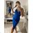 Šaty elegantní mini na ramínka dámské (S/M ONE SIZE) ITALSKÁ MÓDA IM322105
