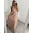 Women's Long Elegant Party Sleeveless Dress (S/M ONE SIZE) ITALIAN FASHION IMM22FS52701