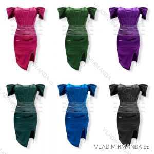 Women's elegant carmen dress (S/M ONE SIZE) ITALIAN FASHION IMPHD2223338-1