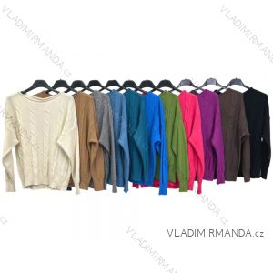 Damen-Strickpullover mit langen Ärmeln (Einheitsgröße S/M) ITALIAN FASHION IMP22003000070