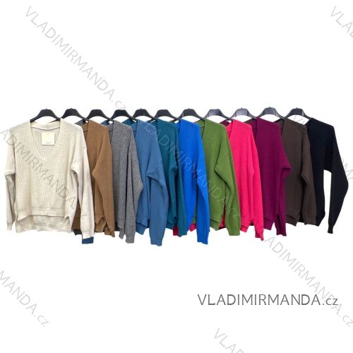 Damen-Strickpullover mit langen Ärmeln (Einheitsgröße S/M) ITALIAN FASHION IMP22003000070
