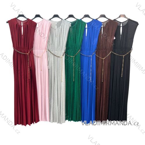 Women's Sleeveless Long Dress (S/M ONE SIZE) ITALIAN FASHION IMPLM22225160016