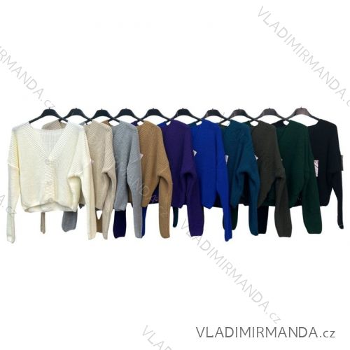 Langarm-Pullover mit Knöpfen für Damen (Einheitsgröße S/M) ITALIAN FASHION IMPLM22227850075