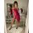 Women's elegant party long sleeve dress (S/M ONE SIZE) ITALIAN FASHION IM322282 black S/M