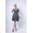 Women's elegant party long sleeve dress (S/M ONE SIZE) ITALIAN FASHION IM322282