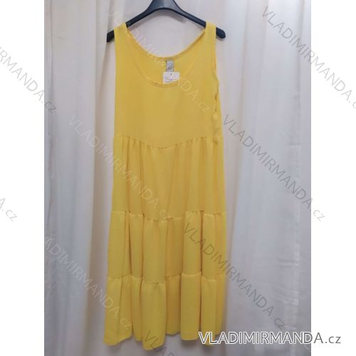 Šaty letní volnočasové bez rukávu dámské (S/M ONE SIZE) ITALSKÁ MÓDA IMPLS2234543 M / L <div><p>Yellow</p>
</div>