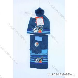 Souprava čepice zimní, šála a rukavice bing dětská chlapecká (ONE SIZE) SETINO 780-817
