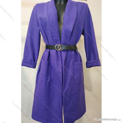 Kabát jesenný dlhý rukáv dámsky (S/M ONE SIZE) TALIANSKA MÓDA IMPMM22213850011
