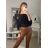 Svetr tenký oversize s mašlí dlouhý rukáv dámský (M/L ONE SIZE) ITALSKÁ MÓDA IM422910/DR fuchsiová M/L