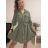 Sommerkleid mit langem Hemd und kurzen Ärmeln für Damen (S / M ONE SIZE) ITALIAN FASHION IMWB222483