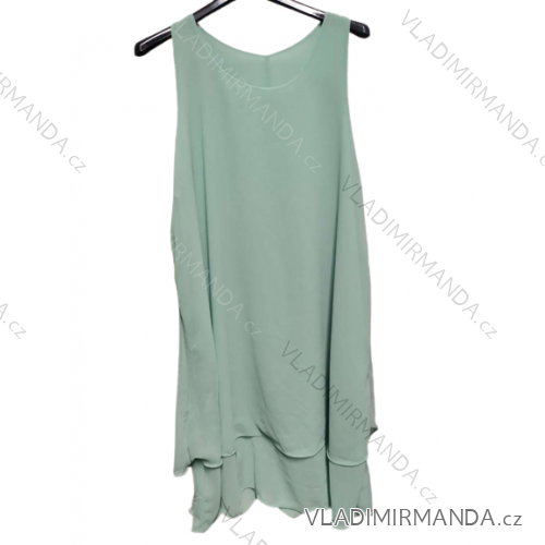 Women's sleeveless dress (uni sl) ITALIAN Fashion IM318070 mintová M / L
