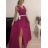 Long formal elegant ball gown dress (UNI s-m) ITALIAN FASHION IMM20FL5620