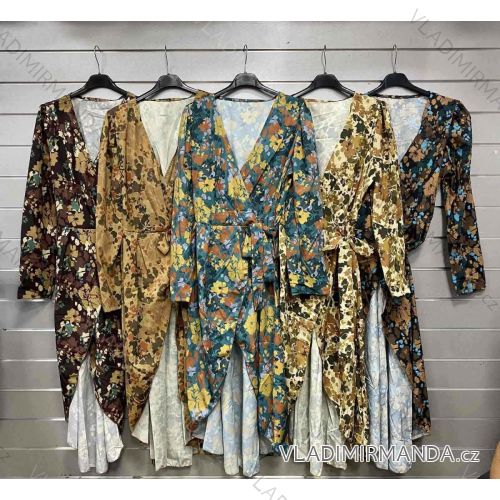 Women's Long Long Sleeve Dress (S/M ONE SIZE) ITALIAN FASHION IMWGS223369