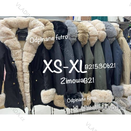 Bunda dlhý rukáv dámska (XS-XL) TALIANSKA MÓDA PMWB22B21530B21