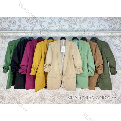 Sako dlouhý rukáv dámské (S/M ONE SIZE) ITALSKÁ MÓDA IMWC223299