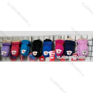 Rukavice palčiaky šušťákové lyžiarske detské dievčenské a chlapčenské (1-3 roky) Echt ECHT22C085