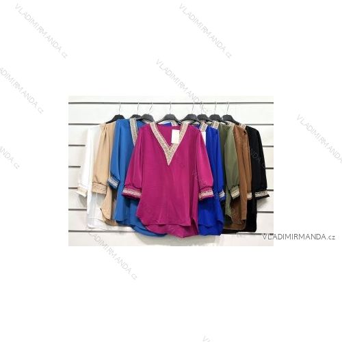 Tunika dlhý rukáv dámska (S/M ONE SIZE) TALIANSKA MÓDA IMPSH2210603