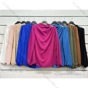 Tunika/halenka dlouhý rukáv dámská (S/M ONE SIZE) ITALSKÁ MÓDA IMPSH2210602